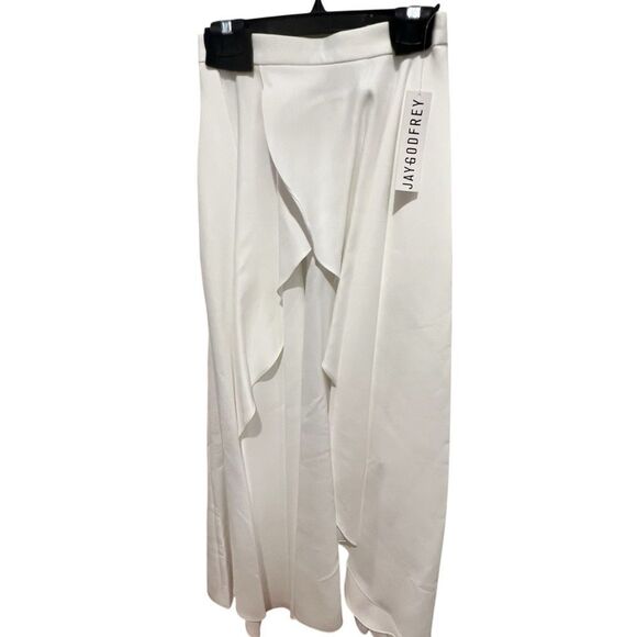 NWT Jay Godfrey Orlando Jumpsuit and skirt with diamond accent on neckline sz 0 - Picture 4 of 16